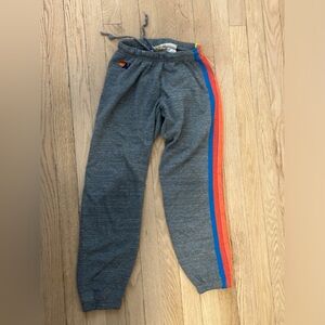 Aviator Nation Gray Sweatpants 5 NeonStripes
Used.
